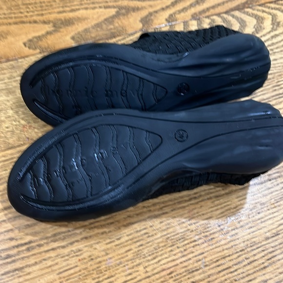 Bernie Mev Black Woven Mary Jane Shoes - Picture 3 of 4